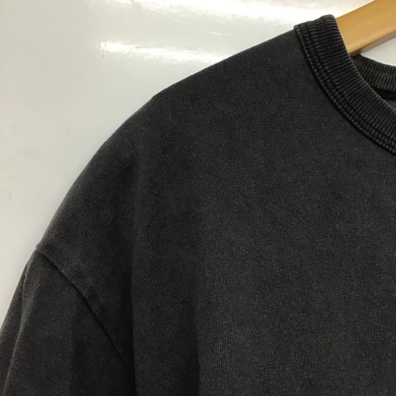 ショット schott Tシャツ 半袖 半袖カットソー プリントTシャツ クルーネックカットソー M ロゴ、文字 ダークグレー / ダークグレー /  メンズ USED 古着 中古 10146050