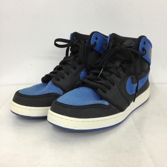 ナイキ NIKE スニーカー スニーカー 638471 007 AIR JORDAN 1 KO HIGH OG キャンバス地 28.5cm 28.5cm ロゴ、文字 黒 / ブラック / X 青 / ブルー /  メンズ USED 古着 中古 10146037