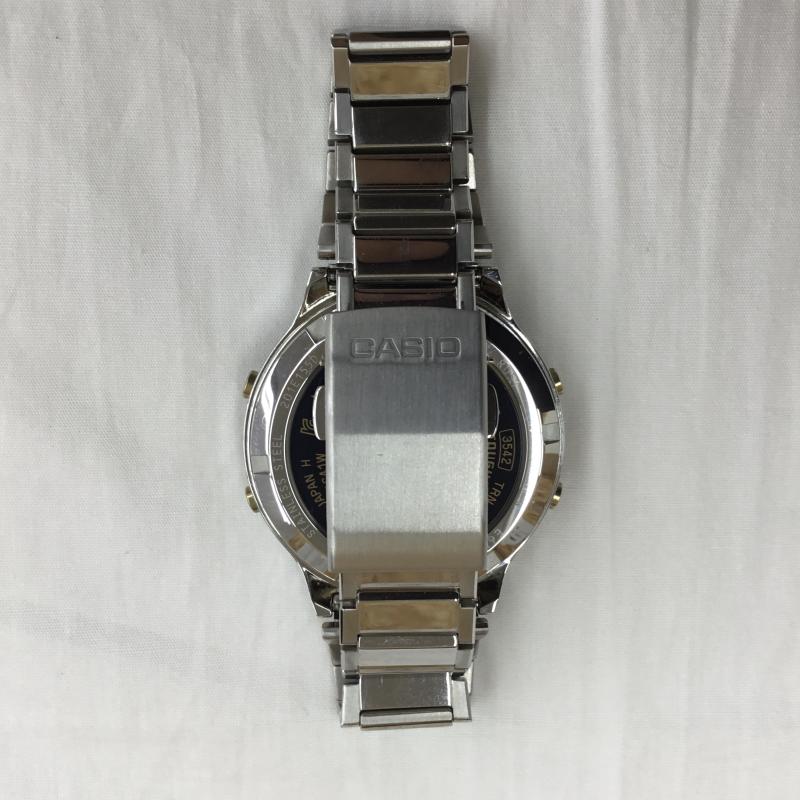 カシオ CASIO 腕時計 デジタル カシオ50周年記念CASIOTRON TRN-50 ロゴ、文字 銀 / シルバー /  メンズ USED 古着 中古 10150357