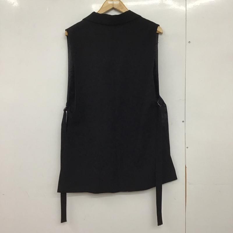 ザラ ZARA ベスト ベスト M 無地 黒 / ブラック /  レディース USED 古着 中古 10151074