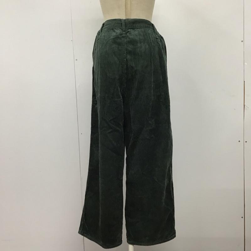 ニコアンド niko and... ボトムス ボトムス st95dl11sw ワイドパンツ M 無地 緑 / グリーン /  レディース USED 古着 中古 10121160