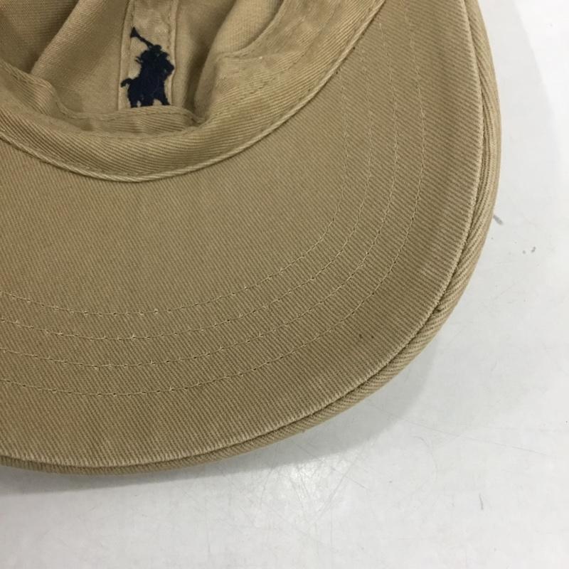 ポロラルフローレン POLO RALPH LAUREN 帽子 キャップ コットン ワンポイント ベージュ / ベージュ /  メンズ USED 古着 中古 10138047