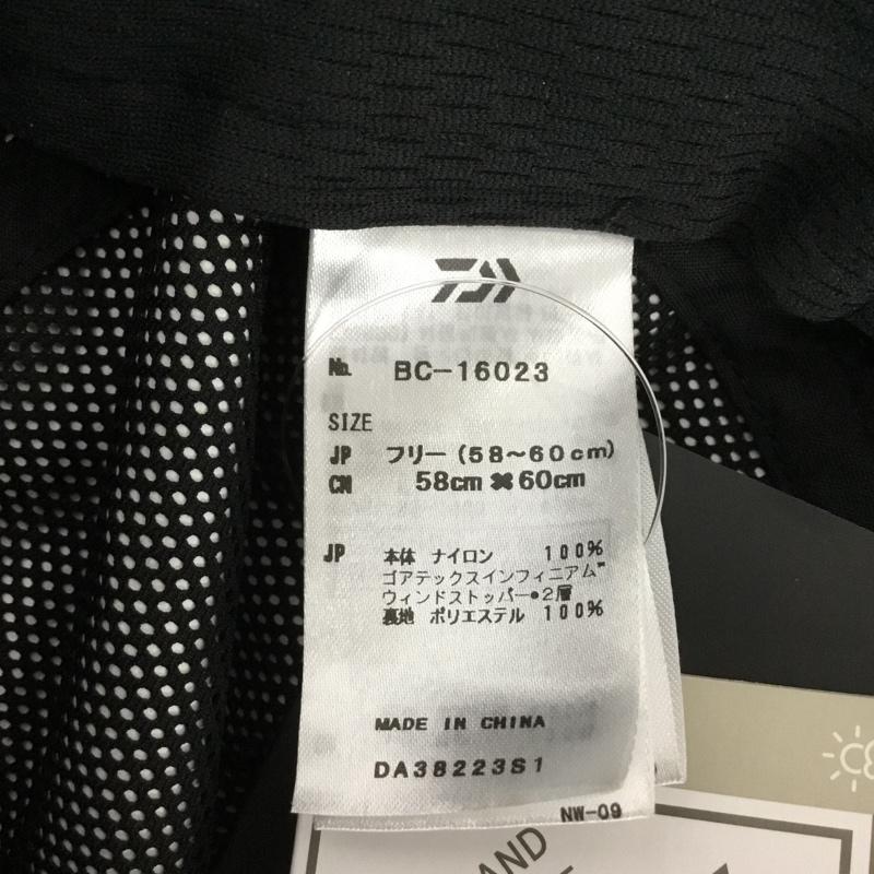 ダイワ ピアサーティナイン DAIWA PIER39 帽子 ハット BC-16023 TECH BUCKET HAT GORE-TEX バケットハット タグ付き FREE ワンポイント 黒 / ブラック /  メンズ USED 古着 中古 10137139