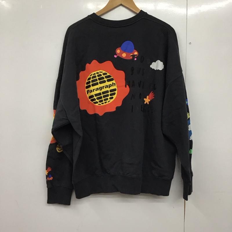 パラグラフ Paragraph トレーナー 長袖 無地 チャコールグレー / チャコールグレー /  メンズ USED 古着 中古 10142152
