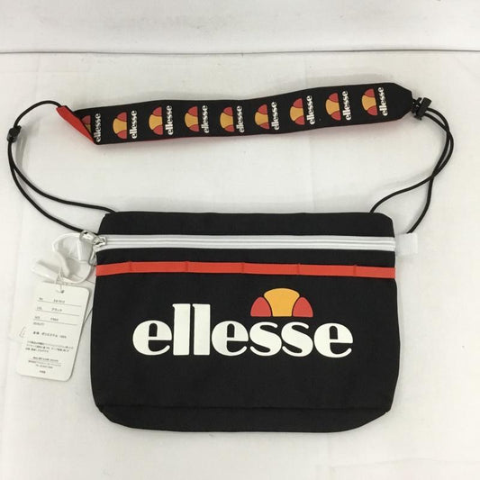 エレッセ ellesse ショルダーバッグ ショルダーバッグ EB7012 サコッシュ タグ付き ロゴ、文字 黒 / ブラック /  メンズ USED 古着 中古 10128391