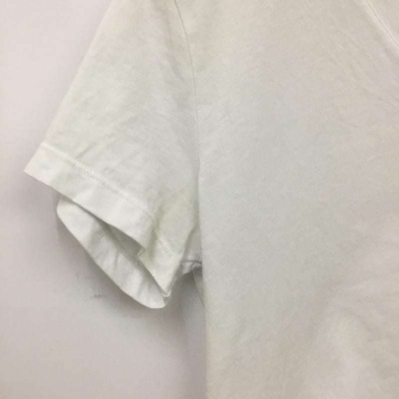 アルマーニエクスチェンジ ARMANI EXCHANGE Tシャツ 半袖 3HYTBG YJ73Z バックロゴ Vネック XS ロゴ、文字 白 / ホワイト /  レディース USED 古着 中古 10150794
