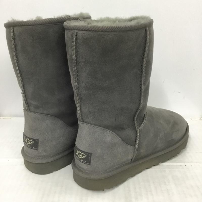 アグ UGG ブーツ 一般 5800 F23112G ムートンブーツ 28cm 28.0cm ロゴ、文字 灰 / グレー /  メンズ USED 古着 中古 10124190