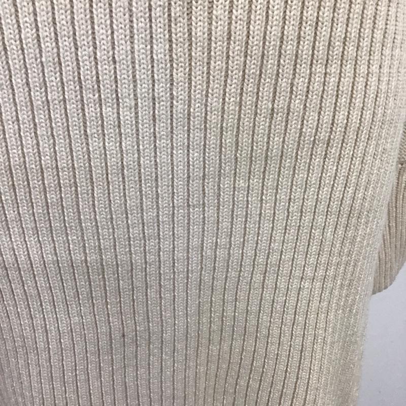 マウジー MOUSSY ワンピース ロングスカート 010EAH70-6720 CABLE SLEEVE KNIT DRESS ケーブル編み ニットワンピース FREE 無地 アイボリー / アイボリー /  レディース USED 古着 中古 10112167