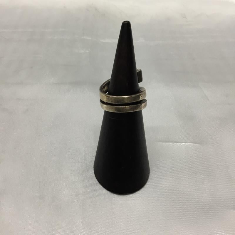 グッチ GUCCI アクセサリー 指輪 スネークスパイラル 15号 ワンポイント 銀 / シルバー /  メンズ USED 古着 中古 10109159