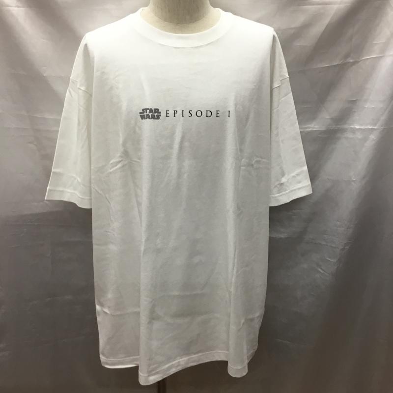 ユニクロ UNIQLO Tシャツ 半袖 Star Wars Remastered by 河村康輔 UT タグ付き XXL プリント 白 / ホワイト /  メンズ USED 古着 中古 10117084