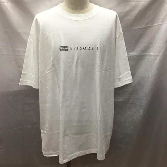 ユニクロ UNIQLO Tシャツ 半袖 Star Wars Remastered by 河村康輔 UT タグ付き XXL プリント 白 / ホワイト /  メンズ USED 古着 中古 10117084
