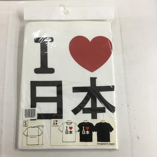 古着 USED Tシャツ 半袖 アイラブ日本 S ロゴ、文字 X プリント 白 / ホワイト /  メンズ USED 古着 中古 10134409