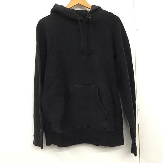 チャンピオン Campion パーカー 長袖 XL 無地 黒 / ブラック /  メンズ USED 古着 中古 10145742