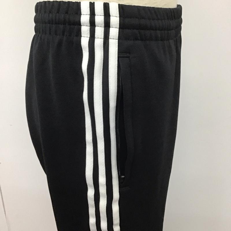 アディダス adidas ボトムス ボトムス GF0210 トラックパンツ ジャージ L ロゴ、文字 黒 / ブラック / X 白 / ホワイト /  メンズ USED 古着 中古 10112216