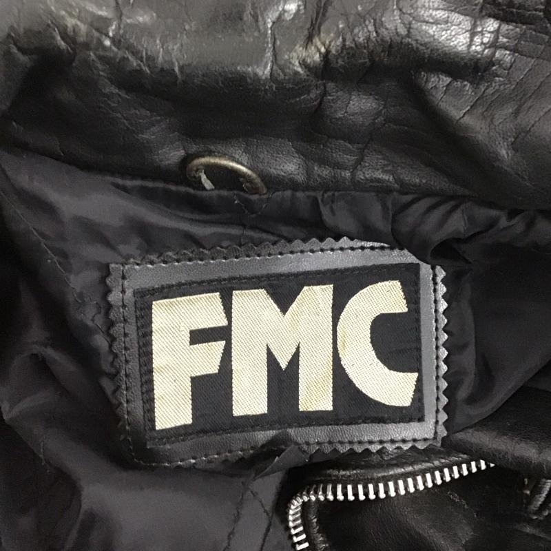 古着 USED ジャケット、上着 レザージャケット FMC 46 無地 黒 / ブラック /  メンズ USED 古着 中古 10124532