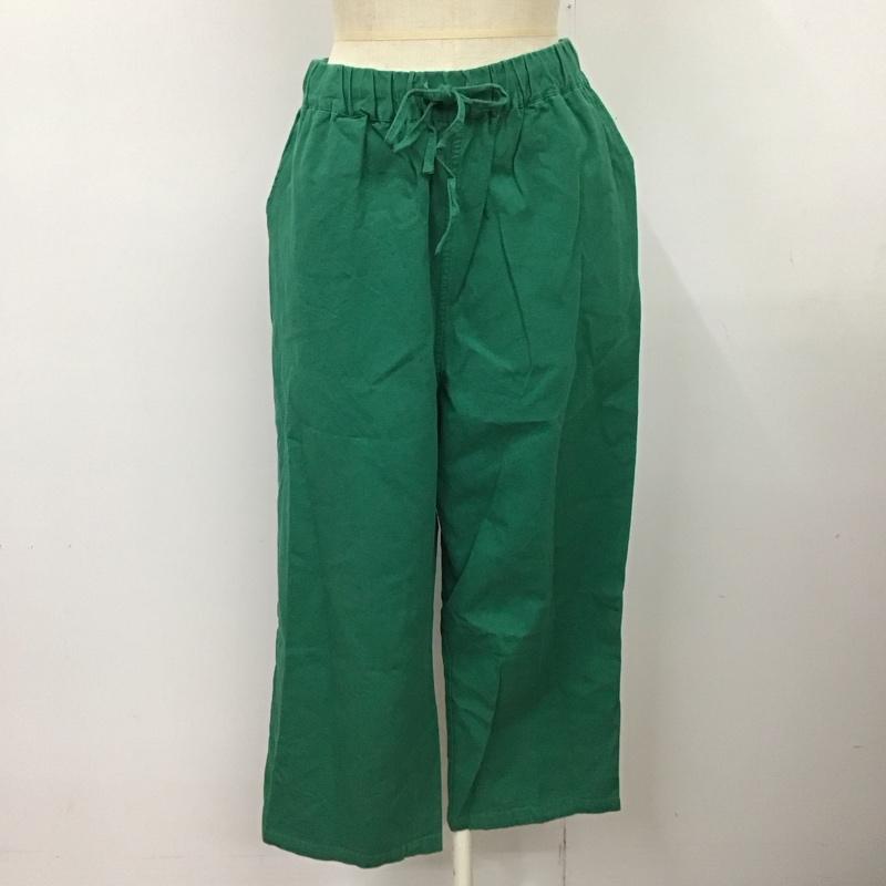サマンサモスモス Samansa Mos2 ボトムス ボトムス 1405788 カラーイージーパンツ FREE 無地 緑 / グリーン /  レディース USED 古着 中古 10116924