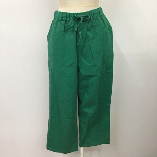 サマンサモスモス Samansa Mos2 ボトムス ボトムス 1405788 カラーイージーパンツ FREE 無地 緑 / グリーン /  レディース USED 古着 中古 10116924