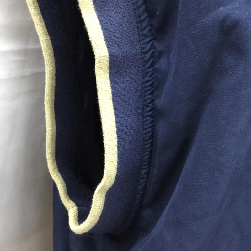 リーボック Reebok カットソー 半袖 ノースリーブカットソー ロゴタンクトップ スポーツウェア XL ロゴ、文字 紺 / ネイビー /  メンズ USED 古着 中古 10116681