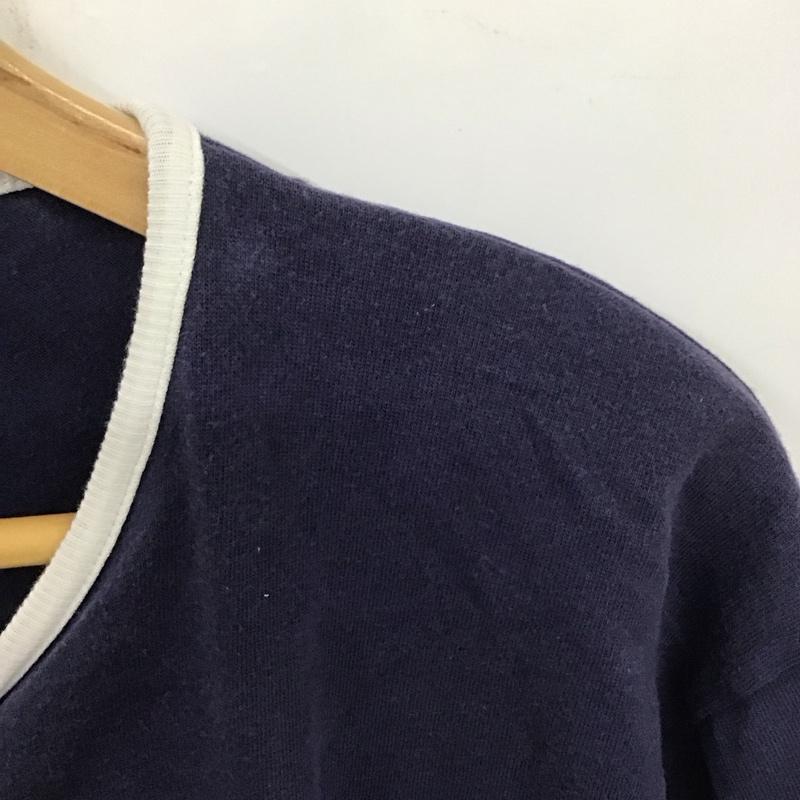 ショーナンボー Shonanbo Tシャツ 半袖 半袖カットソー プリントTシャツ ヘンリーネックカットソー XL プリント 紺 / ネイビー /  メンズ USED 古着 中古 10136093