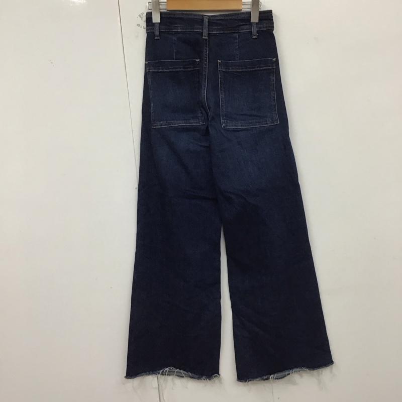 ザラ ZARA パンツ デニム、ジーンズ 36インチ 無地 インディゴ / インディゴ /  レディース USED 古着 中古 10129736