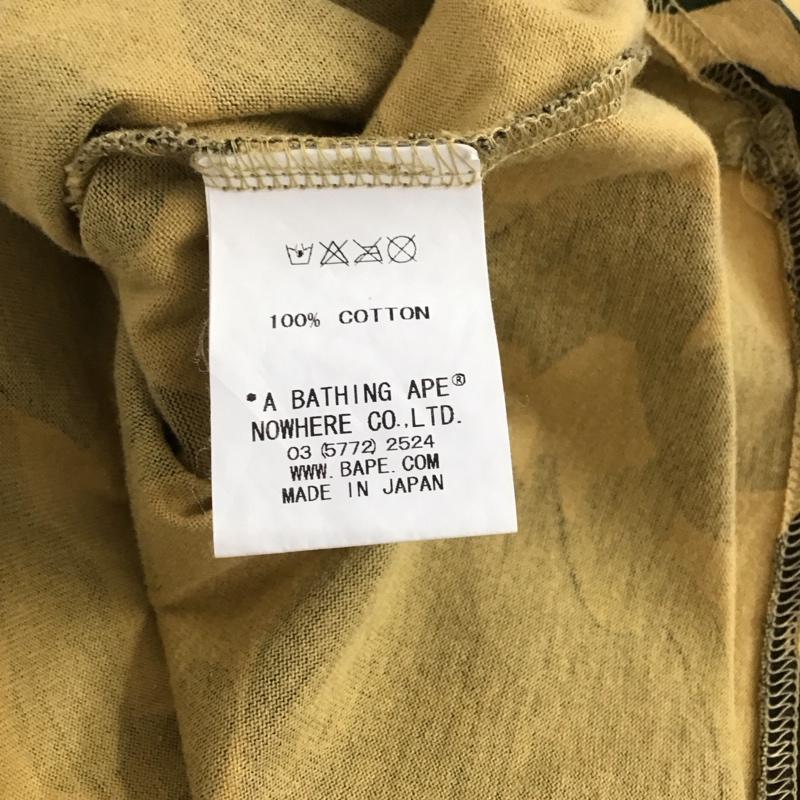アベイシングエイプ A BATHING APE Tシャツ 半袖 半袖カットソー プリントTシャツ クルーネックカットソー XL 総柄 マルチカラー / マルチカラー /  メンズ USED 古着 中古 10135492