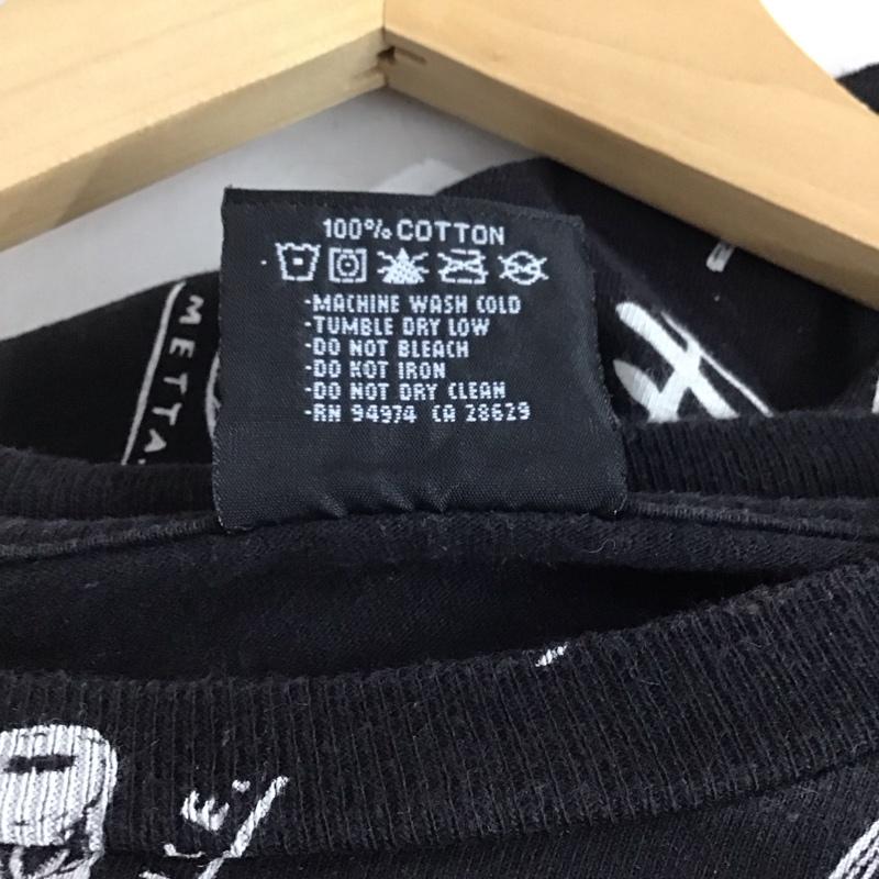 アンディフィーテッド UNDEFEATED Tシャツ 半袖 半袖カットソー プリントTシャツ クルーネックカットソー M プリント 黒 / ブラック /  メンズ USED 古着 中古 10141735