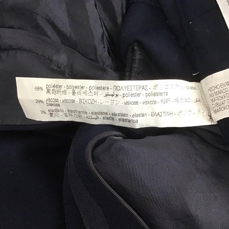 ザラ ZARA パンツ スラックス S 無地 紺 / ネイビー /  レディース USED 古着 中古 10106391