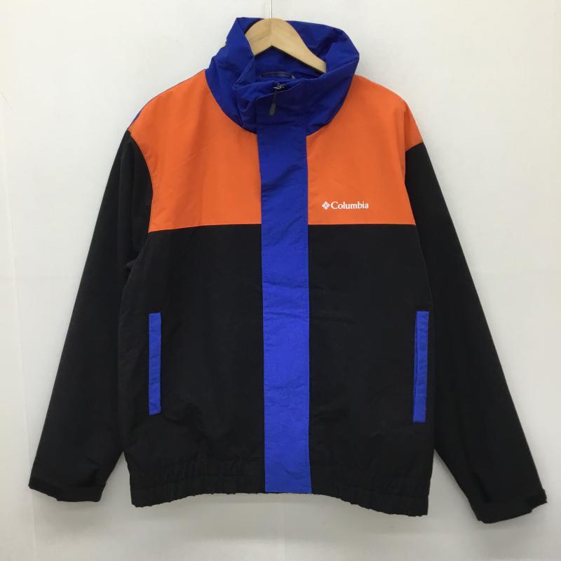 コロンビア Columbia ジャケット、上着 ジャケット、ブレザー PM5725　ライアンストリームジャケット L  黒 / ブラック / X 青 / ブルー / X 橙 / オレンジ /  メンズ USED 古着 中古 10138463