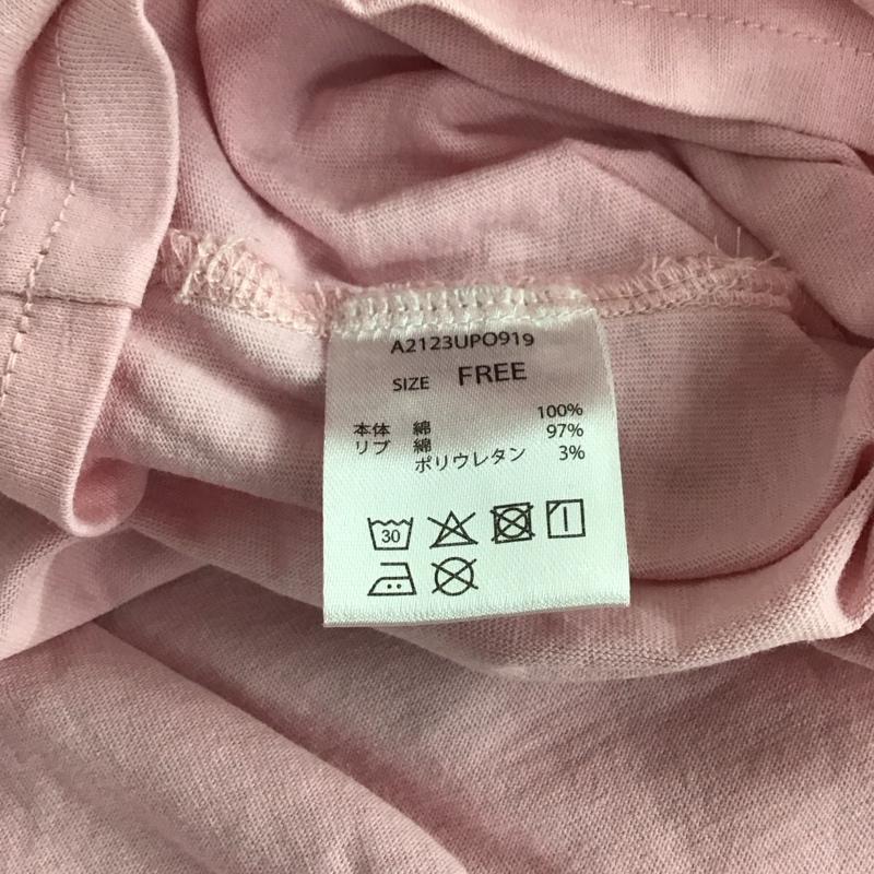 ピンクハウス PINK HOUSE Tシャツ 長袖 A2123UPO919 little sunny bite FREE プリント 桃 / ピンク /  レディース USED 古着 中古 10138612