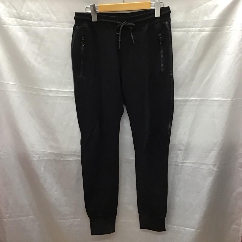 ザラメン ZARA MAN ボトムス ボトムス カジュアルパンツ スラックス ジャージ 裾ジップアップ S 無地 黒 / ブラック /  メンズ USED 古着 中古 10111327