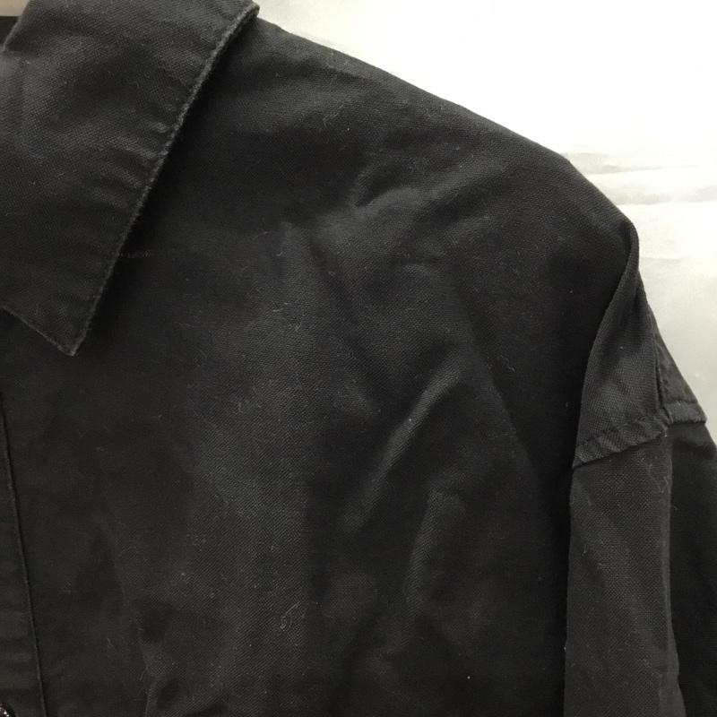 ニコアンド niko and... シャツ、ブラウス 長袖 H231MA13KM Le Pigeon Voyageur 別注 オックスロングシャツ プルオーバー L ワンポイント 黒 / ブラック /  メンズ USED 古着 中古 10119308