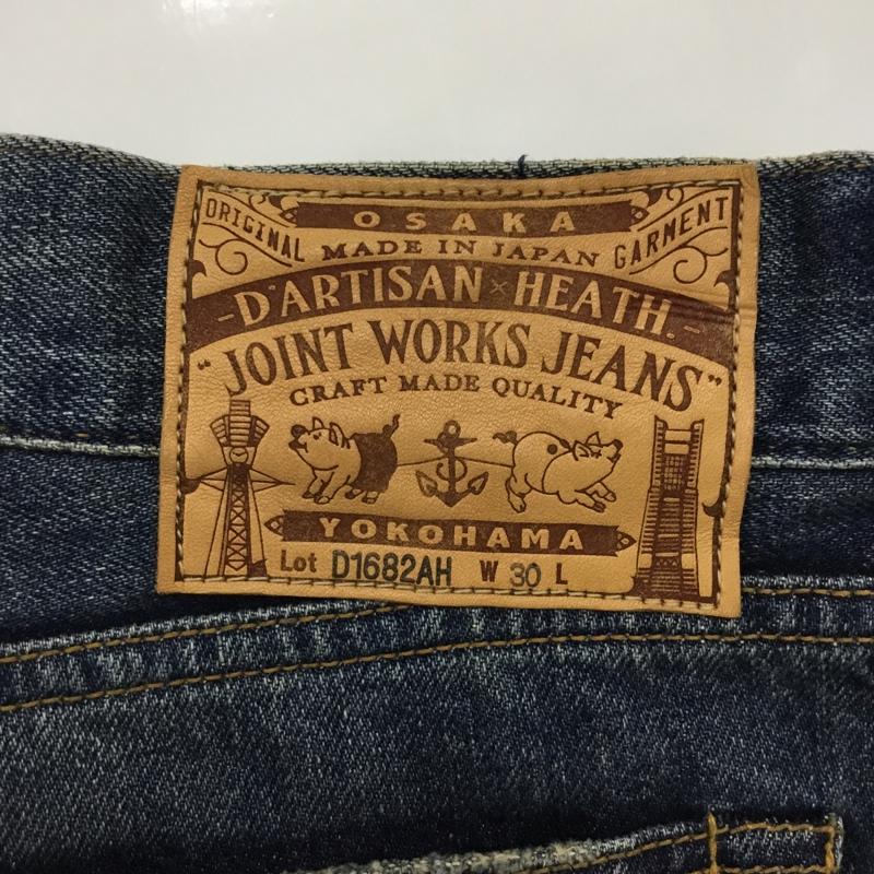 スタディオダルチザン STUDIOD ARTISAN&SA パンツ デニム、ジーンズ デニムパンツ ストレートパンツ ワイドパンツ カジュアルパンツ 30インチ 無地 インディゴ / インディゴ /  メンズ USED 古着 中古 10109490