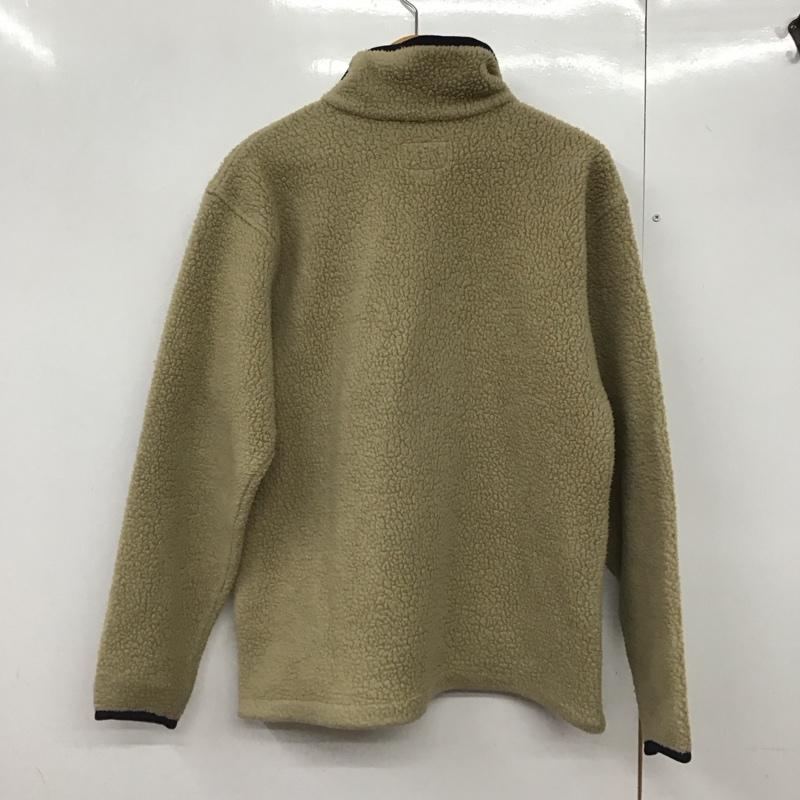 エルエルビーン L.L.Bean ジャケット、上着 ジャケット、ブレザー フリースジャケット ジップアップネック アウター S ロゴ、文字 ベージュ / ベージュ /  メンズ USED 古着 中古 10142369