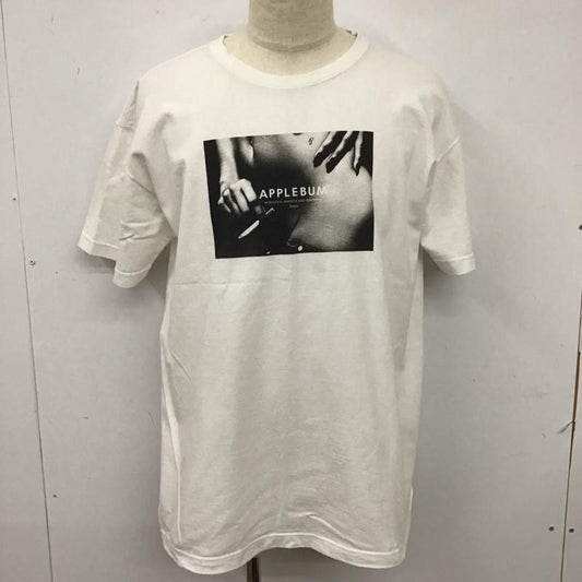 アップルバム APPLEBUM Tシャツ 半袖 半袖カットソー プリントTシャツ クルーネックカットソー XXL プリント 白 / ホワイト /  メンズ USED 古着 中古 10115948