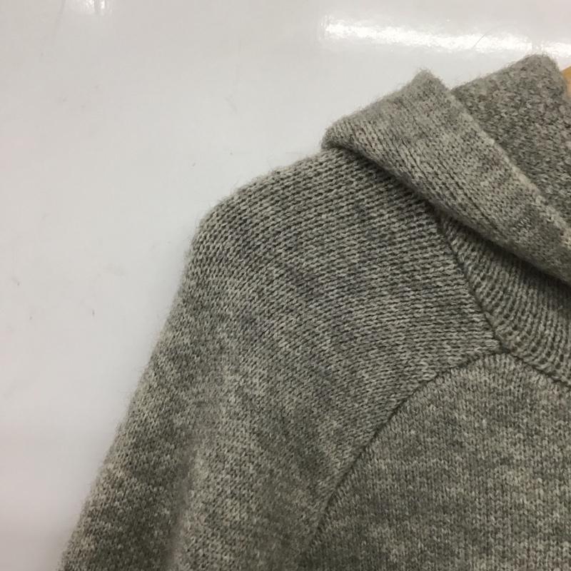 ライスケーキ・オイシス RICECAKE OISIS パーカー 長袖 ニット プルオーバー フーディ XXL ロゴ、文字 灰 / グレー /  レディース USED 古着 中古 10133384