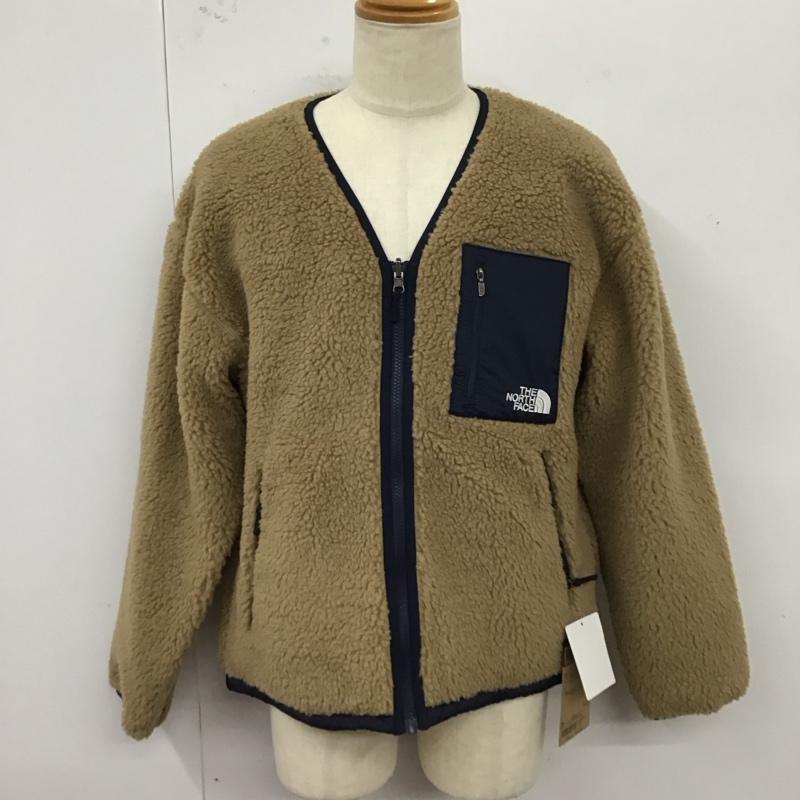 ザノースフェイス THE NORTH FACE ジャケット、上着 ジャンパー、ブルゾン np72334 リバーシブルエクストリームパイルカーディ M 無地 ベージュ / ベージュ / X 紺 / ネイビー /  メンズ USED 古着 中古 10121770