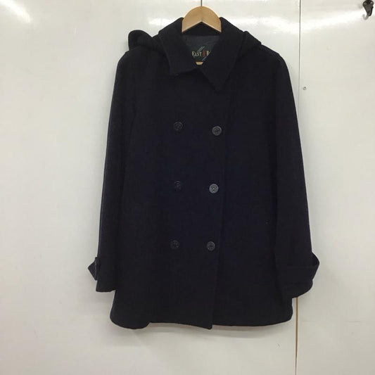 イーストボーイ EASTBOY コート ピーコート 無地 紺 / ネイビー /  レディース USED 古着 中古 10141717