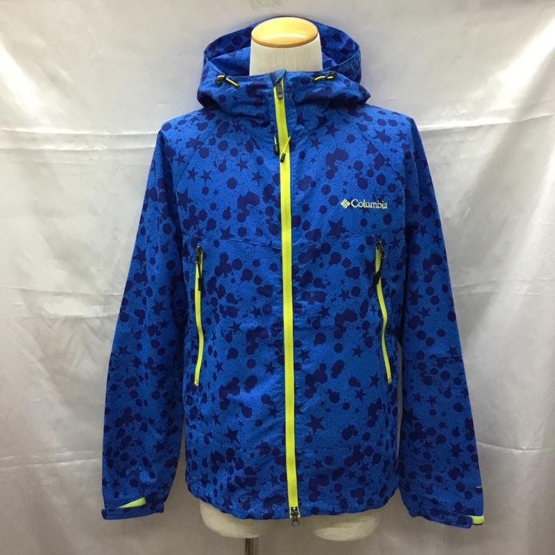 コロンビア Columbia ジャケット、上着 ジャンパー、ブルゾン マウンテンパーカー M 総柄 青 / ブルー / X 紺 / ネイビー / X 黄 / イエロー /  メンズ USED 古着 中古 10109261