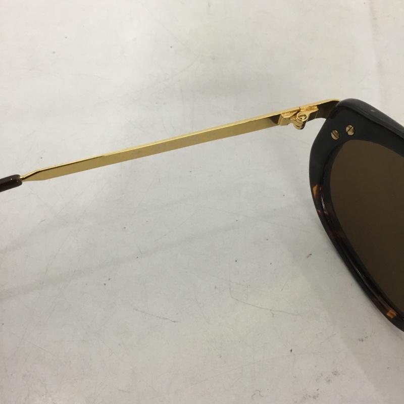 グッチ GUCCI めがね・サングラス サングラス 135 GG ロゴ、文字 茶 / ブラウン / X 金 / ゴールド /  レディース USED 古着 中古 10142809