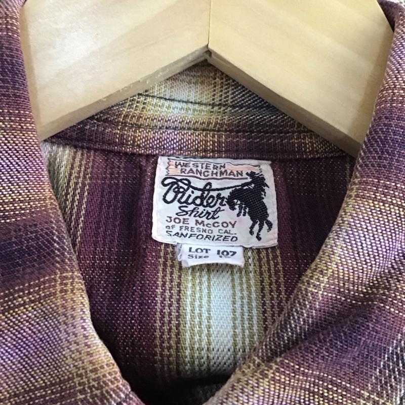 ジョーマッコイ JOE McCOY シャツ、ブラウス 半袖 半袖シャツ チェックシャツ カラーシャツ ウエスタンシャツ チェック マルチカラー / マルチカラー /  メンズ USED 古着 中古 10139714