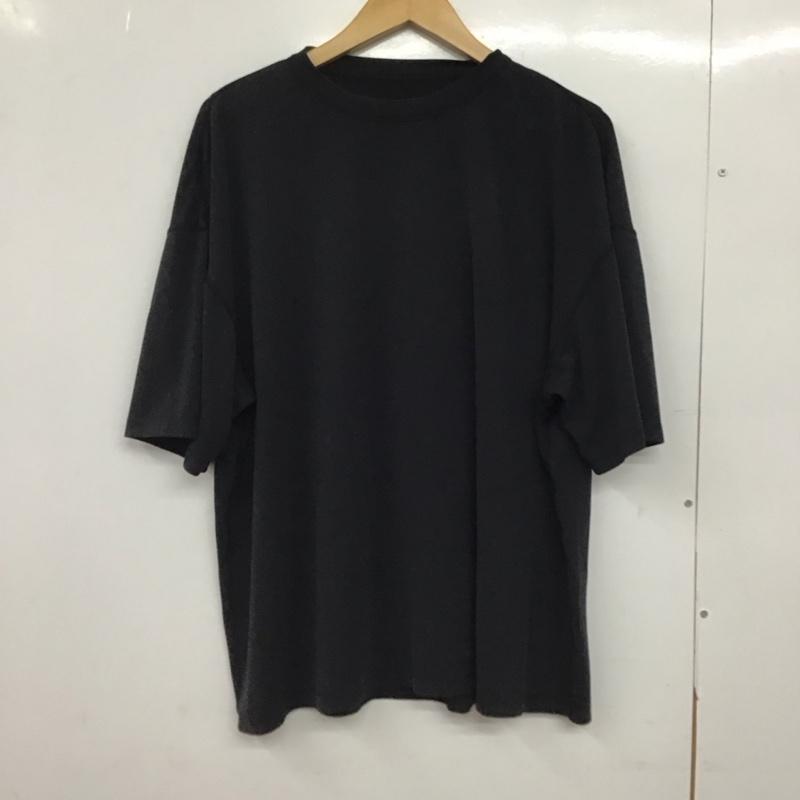ヨーコサカモト YOKO SAKAMOTO Tシャツ 半袖 半袖カットソー プリントTシャツ クルーネックカットソー 無地 黒 / ブラック /  メンズ USED 古着 中古 10150891