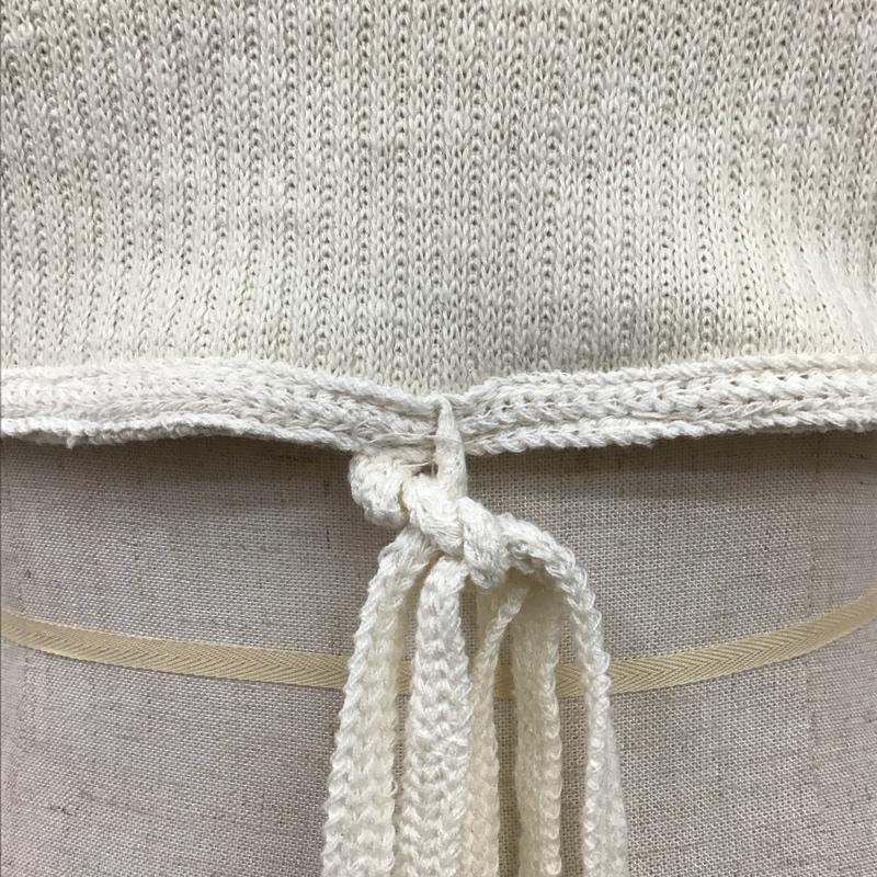 ザラ ZARA ニット、セーター 長袖 1014 816 712 ショート丈 クロップド丈 クロッシェ S  オフホワイト / オフホワイト /  レディース USED 古着 中古 10118465