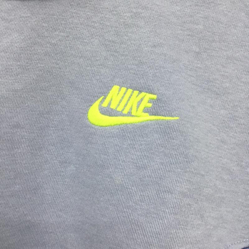 ナイキ NIKE トレーナー 長袖 CN7205-458 ショート丈 スウェット S ロゴ、文字 青 / ブルー / X 水色 / ライトブルー /  レディース USED 古着 中古 10144670