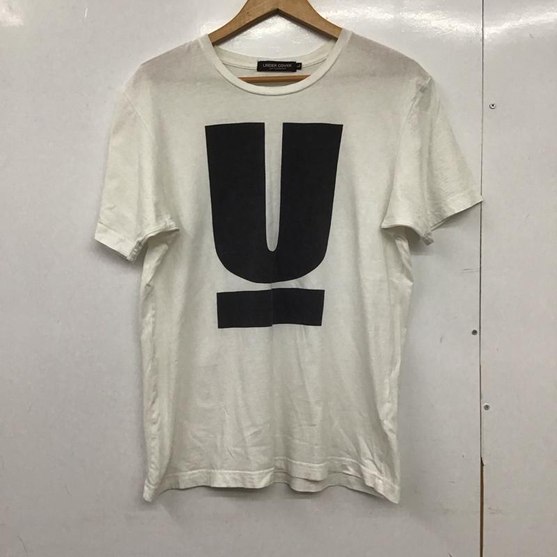 アンダーカバー UNDERCOVER Tシャツ 半袖 半袖カットソー プリントTシャツ クルーネックカットソー L プリント 白 / ホワイト /  メンズ USED 古着 中古 10148794