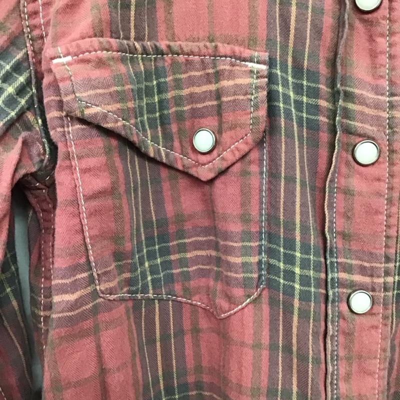 レミ レリーフ REMI RELIEF シャツ、ブラウス 長袖 長袖シャツ チェックシャツ カラーシャツ S チェック マルチカラー / マルチカラー /  レディース USED 古着 中古 10136449