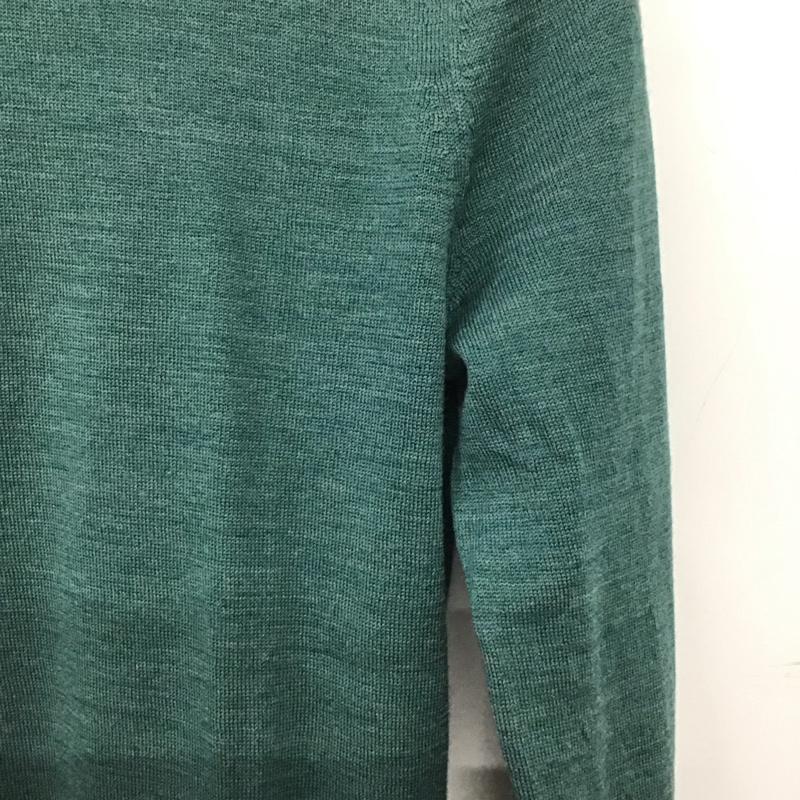 ブルックスブラザーズ BROOKS BROTHERS ニット、セーター 長袖 タートルネック ウール M 無地 緑 / グリーン /  レディース USED 古着 中古 10146381