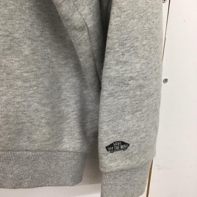 バンズ VANS トレーナー 長袖 長袖トレーナー スウェット クルーネック プルオーバー リバーシブル ロゴ、文字 灰 / グレー /  メンズ USED 古着 中古 10148197