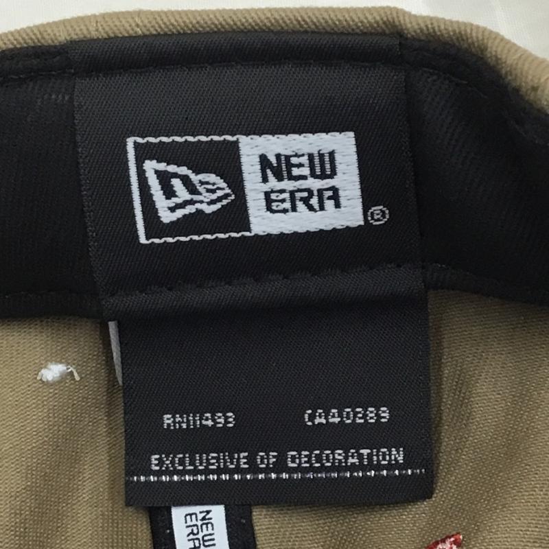 ニューエラ NEW ERA 帽子 キャップ 刺繍 茶 / ブラウン /  メンズ USED 古着 中古 10139791