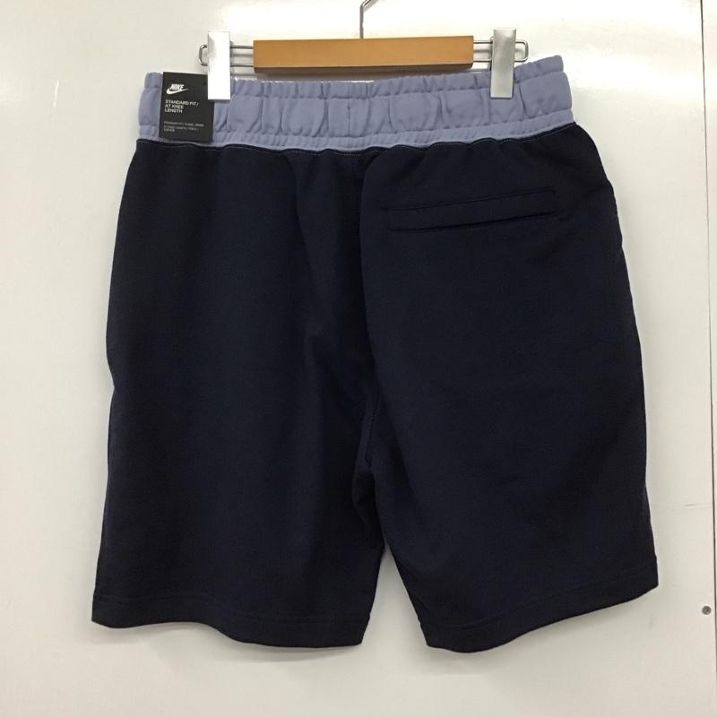 ナイキ NIKE パンツ ショートパンツ ar3162-438 フレンチテリー STMTHBR ショートパンツ L ロゴ、文字 紺 / ネイビー /  メンズ USED 古着 中古 10145546