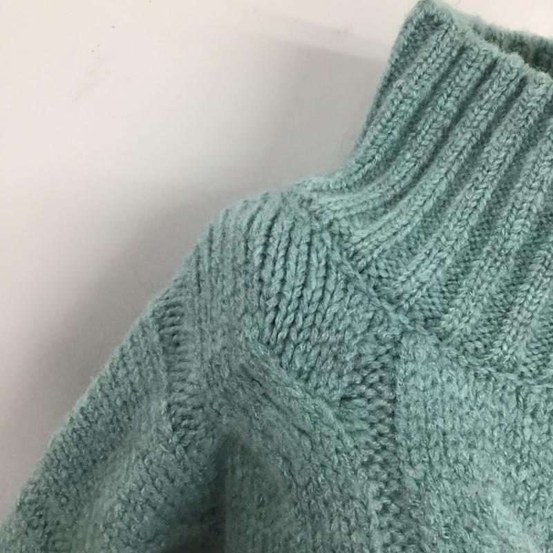 セレクトモカ select MOCA ニット、セーター 長袖 長袖ニットカットソー ニット セーター タートルネックニット FREE 無地 水色 / ライトブルー /  レディース USED 古着 中古 10124226